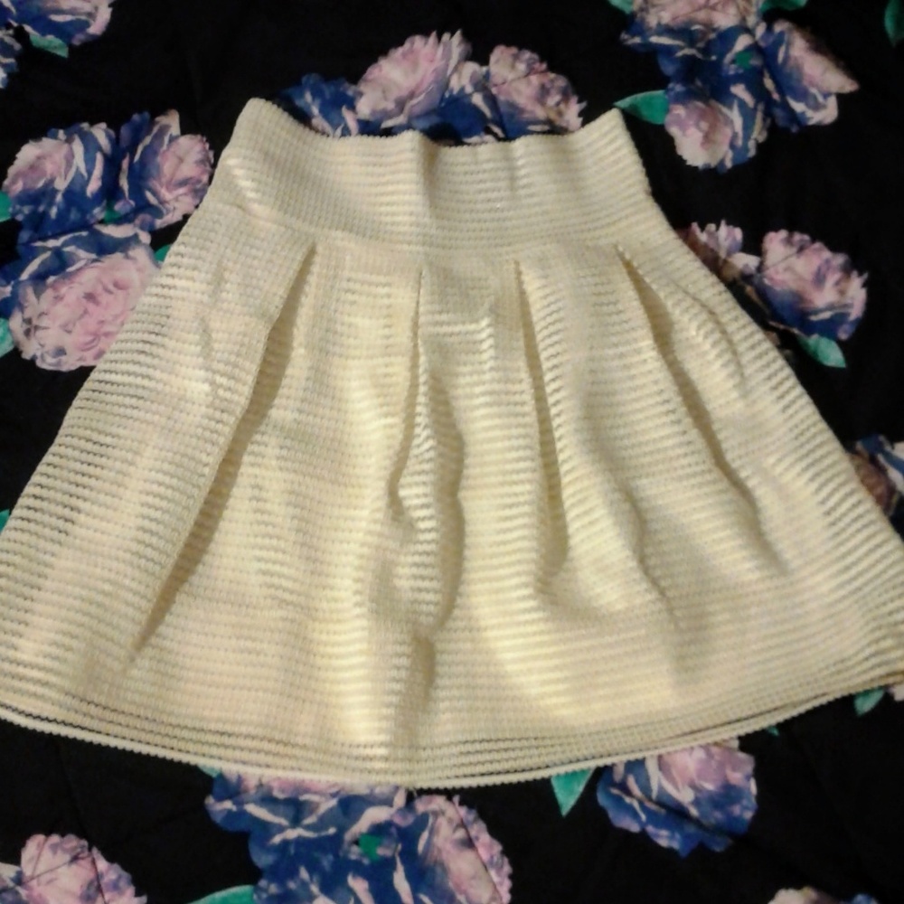 White Flare Skirt